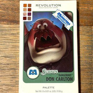 Revolution Beauty Monsters University Dangerous Don Carlton Scarer Card Palette